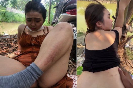 Clip nóng Việt chịch vợ bạn ven mương phê pha