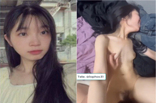 Dập mạnh em nhăn mặt vì sướng rên dữ dội