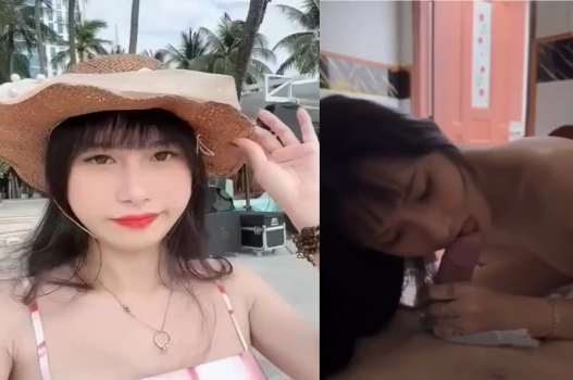 Đi biển chỉ để làm bạn trai khoái bằng miệng