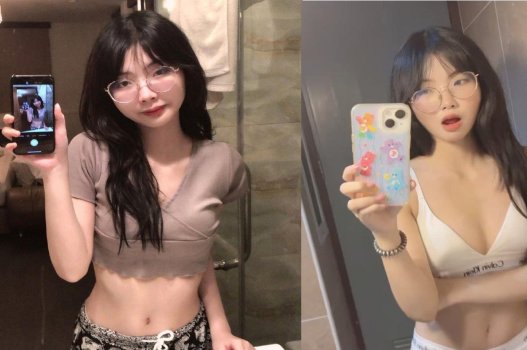 Một phong cách trắng trẻo khác là đeo kính