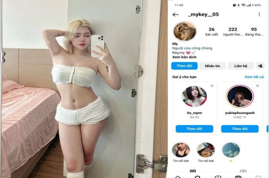 Mykey xinh ngoan hiền háng rộng cực phẩm