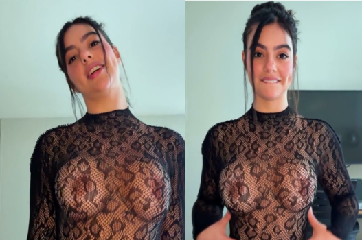 Sex châu Âu sáng sớm cô gái muốn khoe váy mới